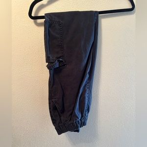 H&M twill cargo pants US 4EUC BLACK